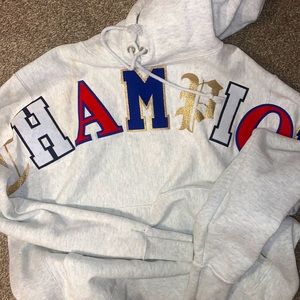 champion hoodie :)